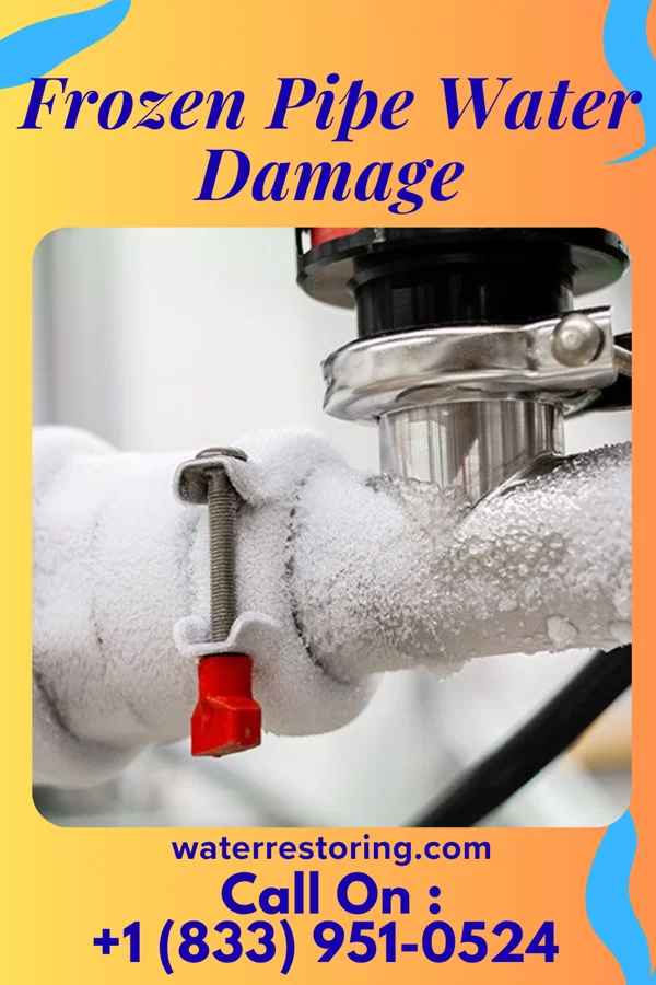 Frozen Pipe Water Damage in Westerville, OH